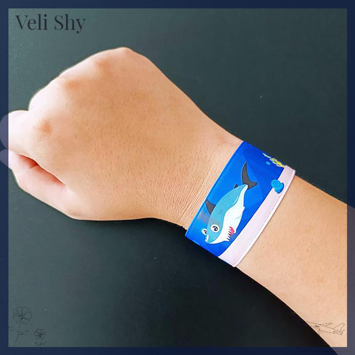 veli-shy-ตบฉลามสีน้ำเงินสุดเท่10ชิ้น-ของขวัญกำไลสัตว์ทะเลปาร์ตี้การ์ตูนฉลามของตกแต่งเด็กผู้ชายมีความสุขในงานปาร์ตี้ริมชายหาดฮาวาย