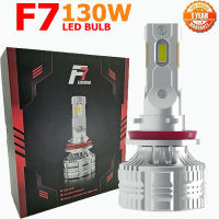 H7หลอดไฟ LED F7 Led 130W LED H7ไฟหน้าชุดไฟตัดหมอก H4 H7 H11 H1 9005 9012 H13หลอดไฟ LED ไฟหน้าหลอดไฟ CANBUS