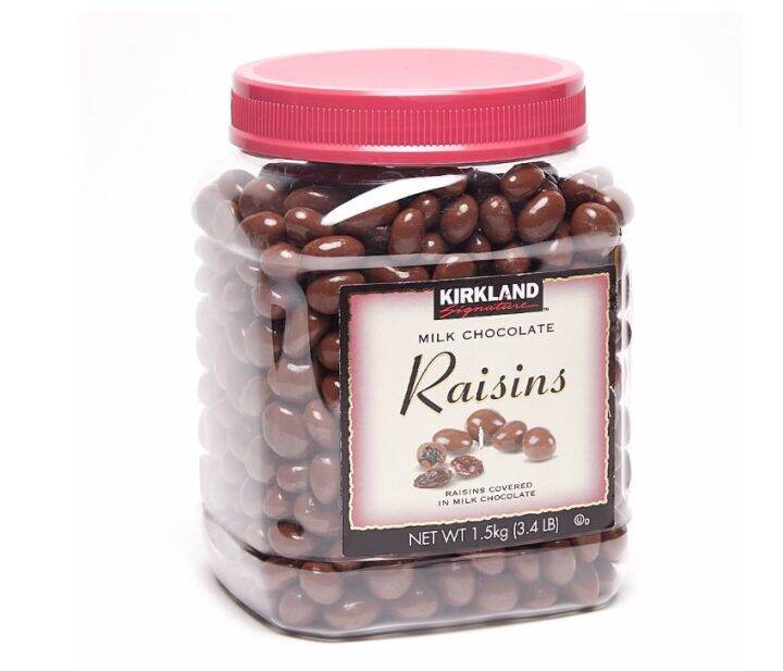 Kirkland Signature Choco Covered Raisins 1.5kg Lazada PH
