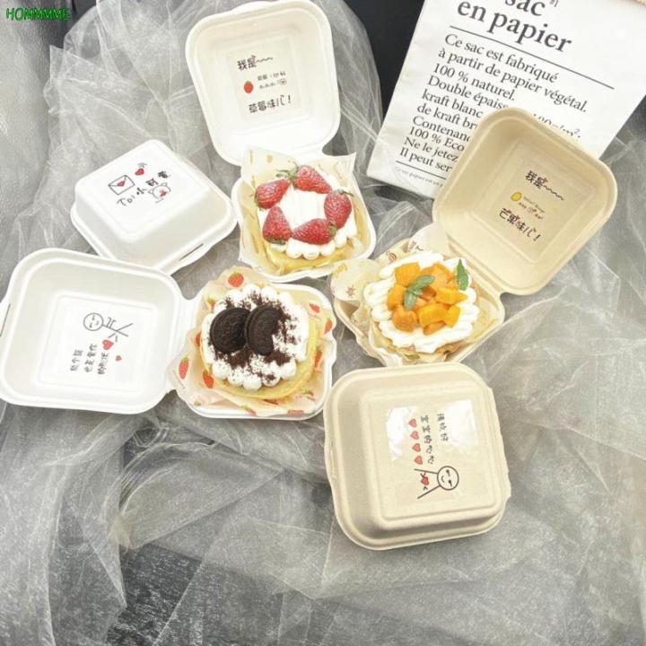 10Pcs Makan Tengah Hari Boleh a Mesra Alam Bento Bakery Container Buah ...