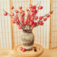 90CM Foam Artificial Of Small Persimmons nch Fake Flowers Soft Fake Fruit Blessing Bucket DIY Festival Party Decoration