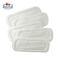 Bamboo Cotton Inserts 5Pcs/Lot Diaper Absorbents Diaper Inserts For Pocket Diaper Absorbent Ecological Diapers Five Layers