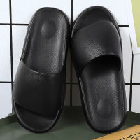 Summer Home Men Slippers Simple Black White Shoes Non-slip Bathroom Slides Flip Flops Indoor Men Platform Slippers