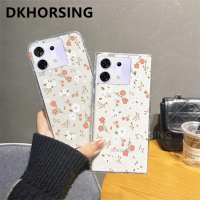 DKHORSING ปลอกอ่อนหรูหราสำหรับ INFINIX ZERO 30 5G ดอกไม้และพืชเคสโทรศัพท์กันกระแทก Infinix Zero30ฝาครอบใส5G