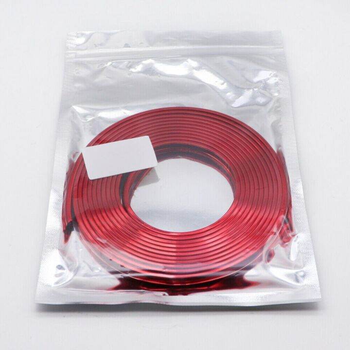 dt-8m-styling-moulding-red-car-bumper-trim-strip-wheel-hub-protection-ring-adhesive-grille-impact-decorative-strip-car-accessories-hot