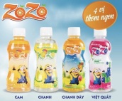 Nước bù điện giải Oresol Orezol Zozo Zo Zo vị cam chanh 250ml