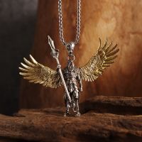 【YF】⊙  Ra Guard Pendant Patronus Necklace Personality Mens Gothic Trend Jewelry