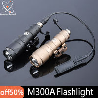 Tactical M300 M300A Flashlight Surefir Mini Scout Light Weapon Light Outdoor Hunting Torch light For 20mm Rail