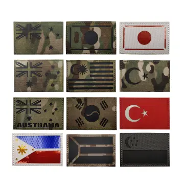 IR Reflective Patch Night Identification Badge Japan Flag