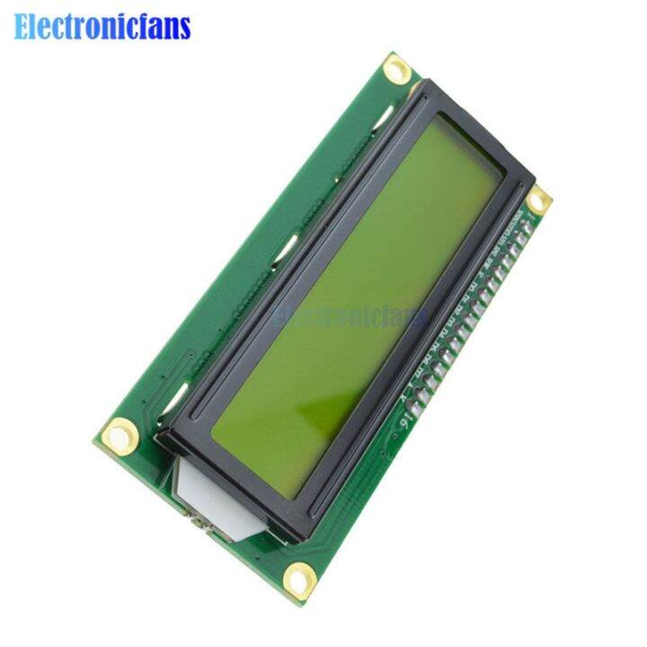 new-hot-baoqingli0370336-โมดูล-lcd-สีฟ้าจอสีเขียว-iic-1602เชื่อมต่อ-i2c-16-2-lcd-5v-สำหรับ-arduino-1602-lcd-uno-r3แผ่นอะแดปเตอร์-lcd1602-mega2560