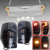 ไฟท้าย LED รุ่น มิตซูบิชิ ไทรทัน MITSUBISHI TRITON ปี 2019 - 2020 สีสโม๊ค 1 คู่ ซ้าย + ขวา รวมชุดหลอดไฟ + สายไฟ