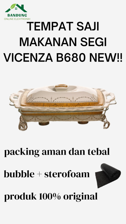 TEMPAT SAJI MAKANAN SEGI VICENZA B680 NEW!!! ORDER SEKARANG | Lazada ...