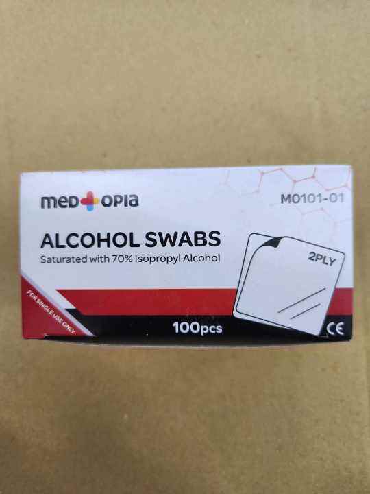 Medtopia Alcohol Swabs Sterile Alcohol Pad 100pcs Lazada 8952