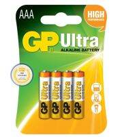 GP AAA alkaline battery ถ่านอัลคาไลน์ ถ่านaaa 3a แพ็ค 4 ก้อน รุ่นGPB-24AU-2U4