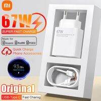 Xiaomi 67W หัวแปลงชาร์จเทอร์โบ,เครื่องชาร์จโทรศัพท์จาก EU 6A Type-C ชาร์จเร็ว QC4.0สำหรับ Xiaomi 12 11T 10 Ultra Poco F3 Redmi Note 9 10 11 K40 Pro