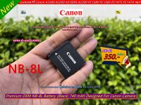 CANON NB-8L แบตกล้อง A3000 IS A3100 IS A3200 A3300 A2200 A1200 PC1589 PC1474 PC1585 PC1475 PC1590