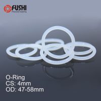 แหวน Vmq Cs4Mm Oring O-Ring ปะเก็น Rubberod58X4Mm-Red มม. 47/48/49/50/51/52/53/54/55/56/57*4 Od ซิลิโคนสีขาวสีแดงหนา50ชิ้น4มม. O(Od58X4Mm-Red)