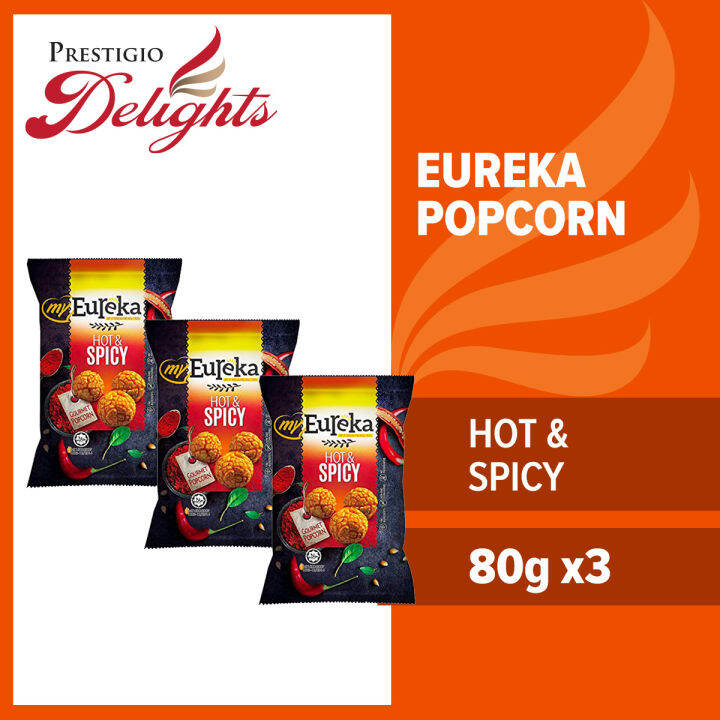 Eureka Popcorn Hot & Spicy 80g (Bundle of 3) Lazada Singapore
