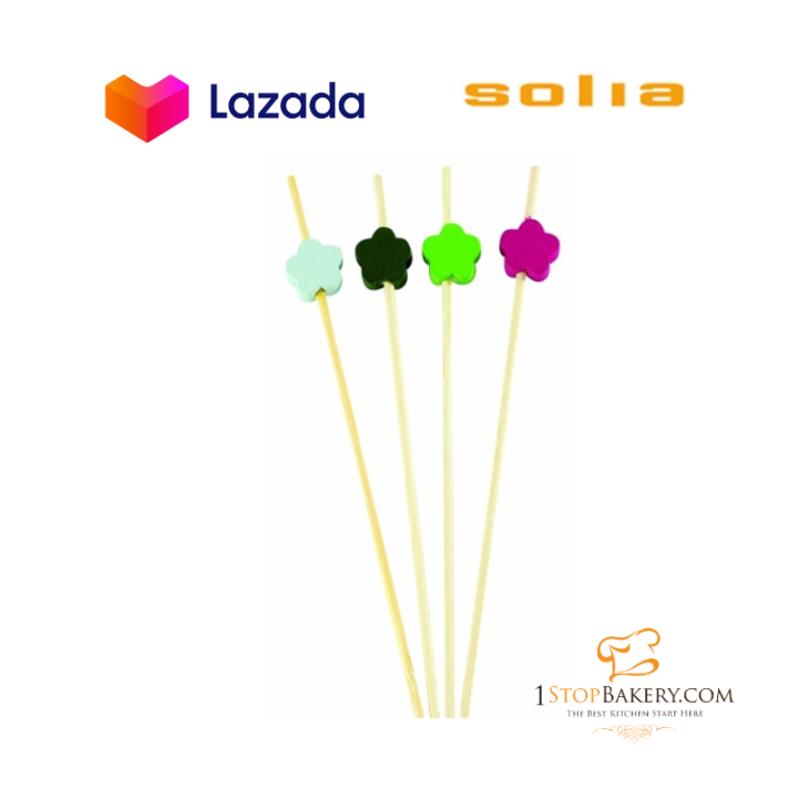 solia-vo11750-flower-skewers-4-colours-120-mm-500pcs-สีชมพู-ราคา-850-บาท