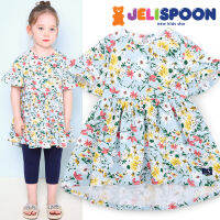 Jelispoon เสื้อยืดตัวยาว Summer Blossom Korea brand JCPGTS31