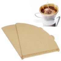 【YF】 V-shaped madeira polpa gotejamento café filtro V60-01 Cone filtro saco espresso chá infusor acessórios branco novo 100 pcs