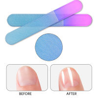 gou Nano Glass NAIL ไฟล์ขัดกระดาษทรายบัฟเฟอร์บล็อก nailfile เครื่องมือเล็บ