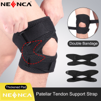 NEENCA Patellar สายตัวรองรับเส้นเอ็น (ฟรีไซส์) สายรัดเข่า Neoprene ลดอาการเจ็บเข่าปรับได้สำหรับการวิ่ง,โรคข้ออักเสบ,จัมเปอร์,การฟื้นฟูการบาดเจ็บเทนนิส