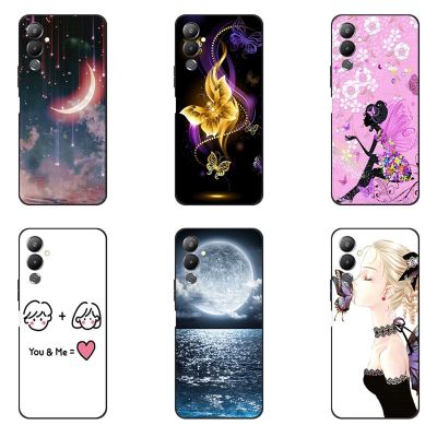 Tecno Pova 4ปลอกซิลิโคนน่ารักการ์ตูนปกหลัง Tecno Pova 4 Pova4 Case Soft TPU