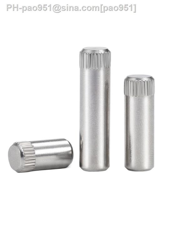 30-20pcs-m1-5-m2-m8-knurled-pin-304-stainless-steel-knurled-pin-cylindrical-pin-shaft-pin-toy-connecting-rod-lock-hinge-pin