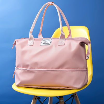 Women Travel Bag Fashion Luggage Duffle Bags Nylon Handbags Casual Shoulder Crossbody Bag Large Overnight Weekend Bag XA869WB