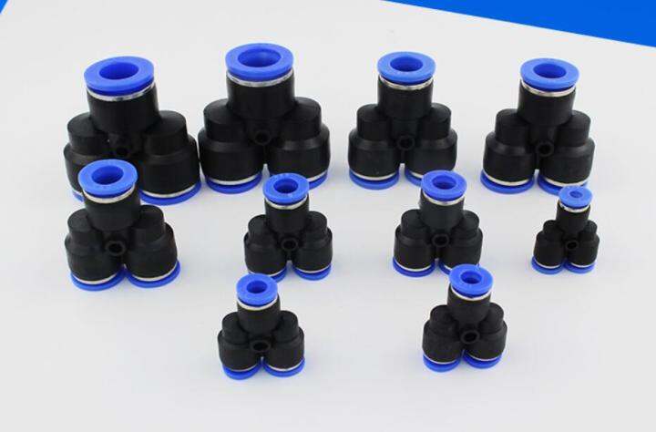 qdlj-100pcs-y-pneumatic-connector-tee-union-push-in-fitting-for-air-pipe-joint-od-4-6-8-10-12mm-py4-py6-py8-py10-py12-py16