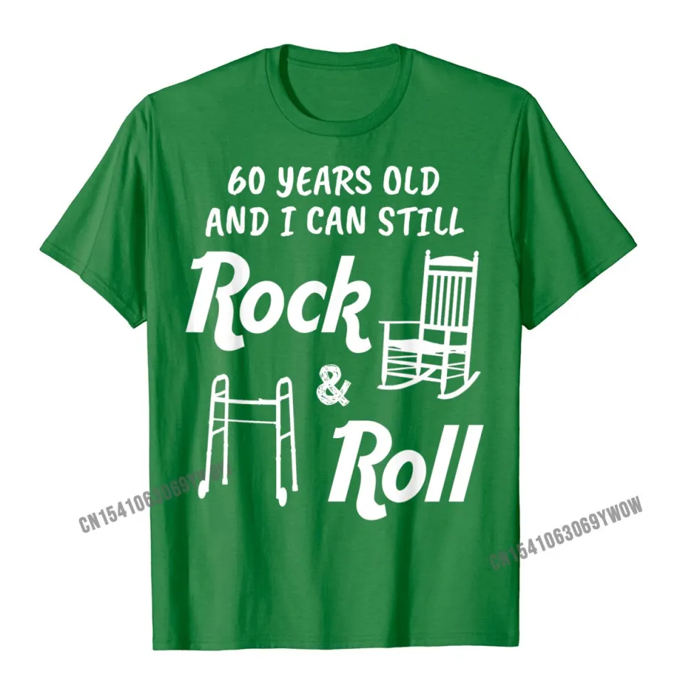 60 Years old and i can still Rock and Roll' Men's T-Shirt