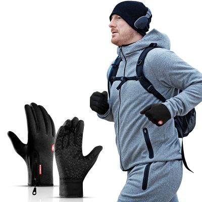 Unisex Touch Screen Winter Warm Warmth Bicycle Skiing Outdoor Camping Hiking Mountaineering Motorcycle Gloves Sports Full Finger
