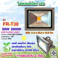 SKG ไฟสปอร์ตไลท์ LED 30W 3000K รุ่น FR-T30 (สีเทา)