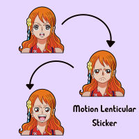 Nami Sticker Anime Motion Sticker Peeker Sticker Waterproof Decals for Cars,Laptop, Refrigerator, Etc