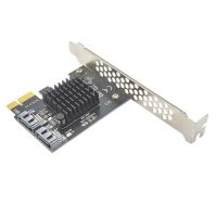 PCI-E SATA 1X 4X 8X 16X การ์ด PCI Express ไปยัง SATA 3.0 2-Port SATA III 6Gbps อะแดปเตอร์ขยาย Board พร้อมชิป Asmedia 1061