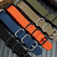 Nylon watch strap bracelet Watch Strap 20 22 23 24 26mm sport fashion bracelet watch accessories manual suture simple strap 【BYUE】