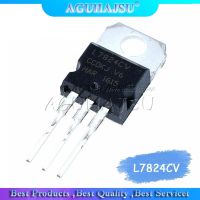 10PCS L7824CV L7824 TO-220 TO220 7824 LM7824 MC782 new original WATTY Electronics