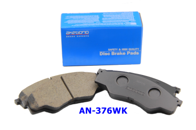 AKEBONO ผ้าเบรคคู่หน้า Honda CIVIC FD 1.8 ปี 2006-ON, JAZZ GE ปี 2008-2014, CITY ตัว V, SV ปี 2009-2013 (AN-376WK)