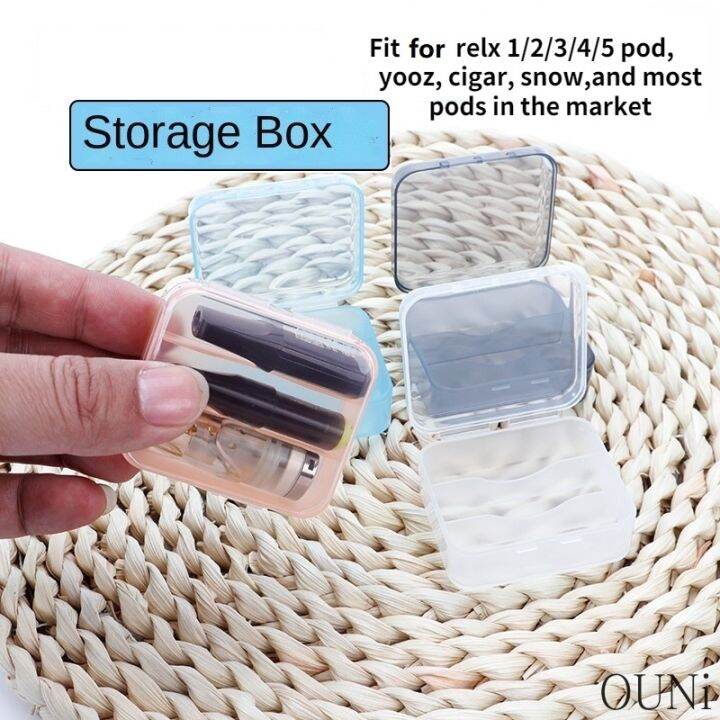 [Universal] Pods Storage Box 3 Grids Relx pods yooz pods Antilost Box