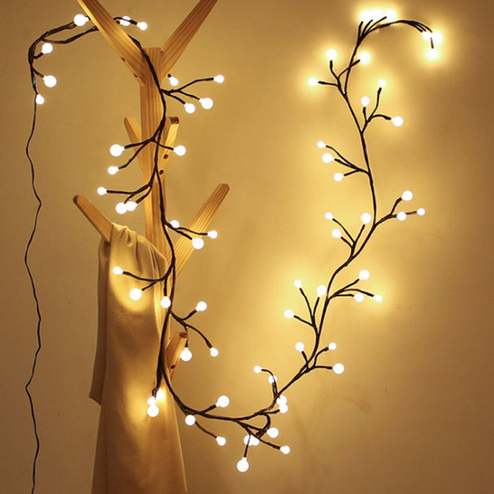 thrisdar-2-5m-72-led-tree-vine-nch-light-starry-ball-christmas-fairy-light-งานแต่งงาน-garland-light-สำหรับ-holiday-party-decor