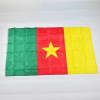 Cameroon 90*150cm flag Banner  3x5 Foot national flag for meet Parade party.Hanging decoration Valves