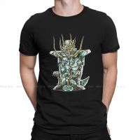 Mens T-Shirts Dragon Shiryu  Novelty Pure Cotton Tee Shirt Short Sleeve Saint Seiya Knights of the Zodiac Cosmo Athena Anime 4XL 5XL 6XL