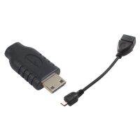 [Hot K] 1Pcs Usb 2.0หญิงไปยัง Micro-Usb B สายอะเดปเตอร์ &amp; 1Pcs Micro-Hdmi ประเภท D หญิงประเภท C Hdmi อะแดปเตอร์ F/M