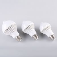 PIR Motion Sensor lamp E27 12W 15W 18W 20W LED Night light Bulb Smart AC110V-220V For Stair Toilet Porch Garage Balcony Bathroom