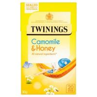 Twinings Chuanning Honey Chamomile Flower Tea UK Decaffeinated Flower Tea Bags 20 Pack Afternoon Tea