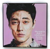 So Ji Sub โซจีซบ นักแสดงเกาหลี ซีรี่ย์ รูปภาพ​ติดผนัง pop art พร้อมกรอบและที่แขวน กรอบรูป แต่งบ้าน ของขวัญ รูปภาพ โปสเตอร์