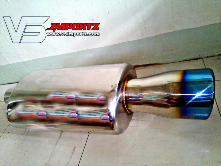 Hks Chambered Muffler Burned Tip V5importz Lazada Ph