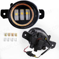 2 X Angel Eye Fog Light Assembly สำหรับ Nissan X-Trail Rogue T32 2014 2015 2016รถ LED เลนส์หมอกไฟวิ่งกลางวัน DRL H11 12V