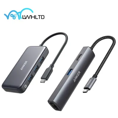 Anker PowerExpand + Plus 5-In-1 Ultra-Slim 4K 30HZ HDMI &amp; Ethernet USB-C Hub / Premium 4-In-1 /Powerexpand 3-In-1 PD Type-C ฮับ